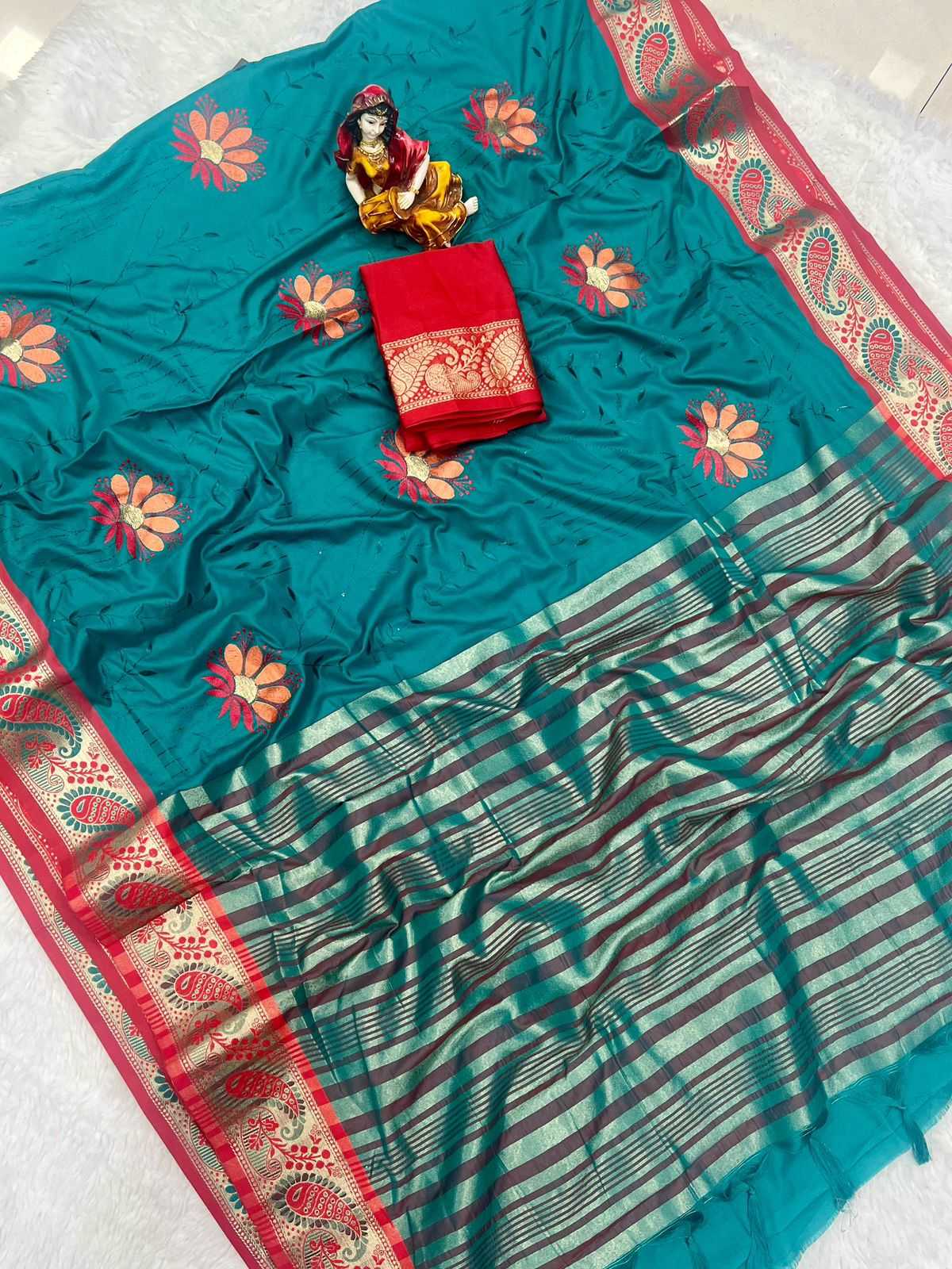 YNF SILK COTTON RUD MANGO WORK WHOLESALE SAREES MANUFACTURER         